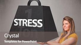  Presentation with weight - Amazing presentation theme having black gram - attractive young woman holding one backdrop and a gray colored foreground