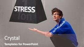  Presentation with power of one - Amazing slide set having black gram - handsome young boy holding one backdrop and a  colored foreground