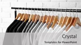  Presentation with grey black white brick - Amazing slides having black grey and white t backdrop and a light gray colored foreground