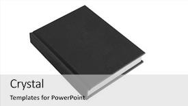  Presentation with black chalkboard vintage blackboard isolated - Audience pleasing slides consisting of black hardback casebound book isolated backdrop and a light gray colored foreground