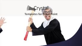  Presentation with nun - Audience pleasing presentation consisting of black hawk - weird male nun with hatchet backdrop and a lemonade colored foreground