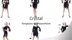  Presentation with nun - Amazing theme having black hawk - young beautiful nun with hatchet backdrop and a white colored foreground