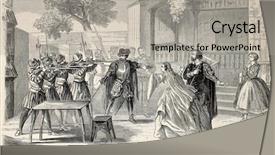  Presentation with black history - Amazing presentation having black history music - antique illustration of a scene backdrop and a light gray colored foreground