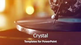  Presentation with black history - Presentation having black history music - old gramophone closeup background and a  colored foreground