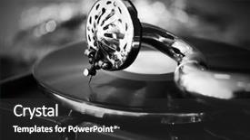  Presentation with gramophone - Audience pleasing theme consisting of black history music - old gramophone closeup backdrop and a  colored foreground