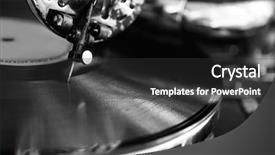  Presentation with gramophone - PPT layouts having black history music - old gramophone closeup background and a  colored foreground