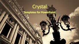  Presentation with vintage - Beautiful PPT theme featuring black history music - palais garnier with vintage lamp backdrop and a  colored foreground