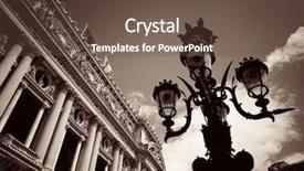  Presentation with vintage - Theme featuring black history music - palais garnier with vintage lamp background and a  colored foreground