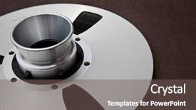  Presentation with audio professional - Colorful theme enhanced with black history music - professional audio metal reel backdrop and a gray colored foreground