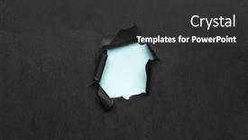  Presentation with black hole - Slide deck having black hole in the paper background and a dark gray colored foreground