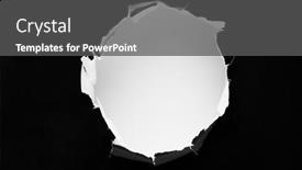  Presentation with black hole - Presentation theme consisting of black-hole-in-the-paper background and a dark gray colored foreground