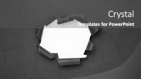  Presentation with black hole - PPT layouts having black-hole-in-the-paper background and a dark gray colored foreground