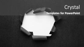  Presentation with black hole - Presentation theme with black-hole-in-the-paper background and a dark gray colored foreground