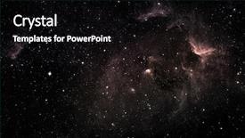  Presentation with night sky constellation - Colorful presentation design enhanced with black hole space star - beautiful night sky elements backdrop and a black colored foreground