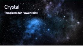  Presentation with black hole - Amazing presentation theme having black hole space star - beautiful night sky elements backdrop and a wine colored foreground