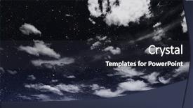  Presentation with night sky - Slides enhanced with black hole space star - beautiful night sky background and a wine colored foreground