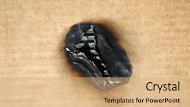  Presentation with black hole - Cool new slide deck with black holes - cardboard cardboard with a fire backdrop and a coral colored foreground