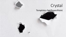  Presentation with black hole - Theme enhanced with black holes on the paper background and a white colored foreground