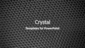  Presentation with honeycomb - Beautiful theme featuring black honeycomb background backdrop and a dark gray colored foreground