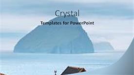  Presentation with witches - Presentation theme featuring black-house-on-famous-faroese background and a light blue colored foreground