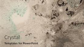  Presentation with ink blot - Presentation with black-ink-blot-and-watercolor background and a mint green colored foreground