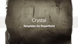  Presentation with black ink - Slide deck consisting of black-ink-color-smear-brush background and a gray colored foreground