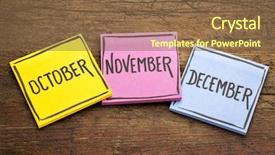  Presentation with black ink - Colorful theme enhanced with black ink on sticky note backdrop and a tawny brown colored foreground