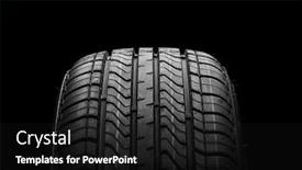  Presentation with isolation - PPT theme enhanced with black-isolation-rubber-tire background and a black colored foreground