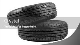  Presentation with isolation - Presentation theme featuring black-isolation-rubber-tire background and a dark gray colored foreground