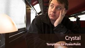  Presentation with black-man - Presentation with black jacket traveling first class background and a wine colored foreground