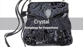  Presentation with bag - Presentation theme enhanced with black lace - women bag background and a  colored foreground