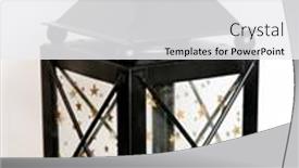  Presentation with christmas black - Colorful presentation design enhanced with black-lantern-christmas-decoration backdrop and a  colored foreground