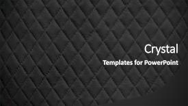  Presentation with leather - Cool new presentation theme with black leather background backdrop and a dark gray colored foreground