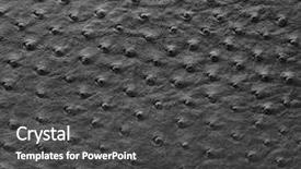  Presentation with leather - Colorful presentation theme enhanced with black leather texture backdrop and a dark gray colored foreground