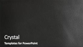  Presentation with leather - PPT layouts with black leather background and a dark gray colored foreground