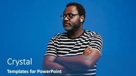  Presentation with blue music - 