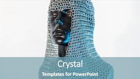  Presentation with e grocery strore chain - Slide set with history clothing - costume viking helmet with chain background and a  colored foreground