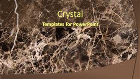  Presentation with veins - Slide set consisting of black-marble-countertop-shows-excellent background and a tawny brown colored foreground