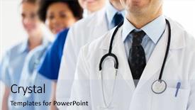  Presentation with health-care - PPT layouts having black medical - health care profession people background and a light blue colored foreground