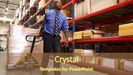  Presentation with pallet - Cool new theme with innovation commercialization power - word finance on dark backdrop backdrop and a black colored foreground