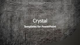  Presentation with iron - Slide deck with black platinum - grunge iron net background and a dark gray colored foreground