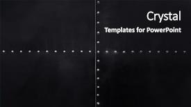  Presentation with black cross - Cool new slides with black metal plate background backdrop and a black colored foreground