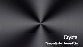  Presentation with diamond plate - Amazing PPT theme having black metal plate backdrop and a dark gray colored foreground