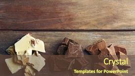  Presentation with chocolate milk - Colorful PPT layouts enhanced with black milk and white chocolate backdrop and a tawny brown colored foreground