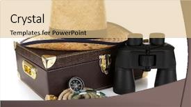  Presentation with modern black and white trees - PPT theme consisting of high tide wave and sand background and a gray colored foreground