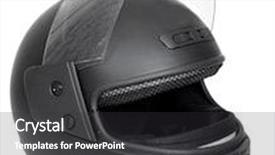  Presentation with motorcycle - Cool new PPT layouts with little boy standing on both backdrop and a  colored foreground.