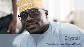  Presentation with black man - Cool new theme with black-muslim-adult-man-praying backdrop and a light blue colored foreground