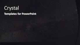  Presentation with black stars - PPT theme consisting of black-night-sky-and-stars background and a black colored foreground