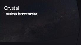  Presentation with black stars - Slide deck enhanced with black-night-sky-and-stars background and a black colored foreground