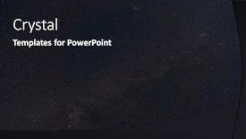  Presentation with black stars - Theme featuring black-night-sky-and-stars background and a wine colored foreground